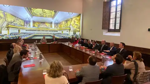 Reunión entre la Universidad de Salamanca y el Ayuntamiento de Salamanca Reunión entre la Universidad de Salamanca y el Ayuntamiento de Salamanca