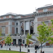 Imagen de archivo de la fachada del Museo del Prado de Madrid Imagen de archivo de la fachada del Museo del Prado de Madrid