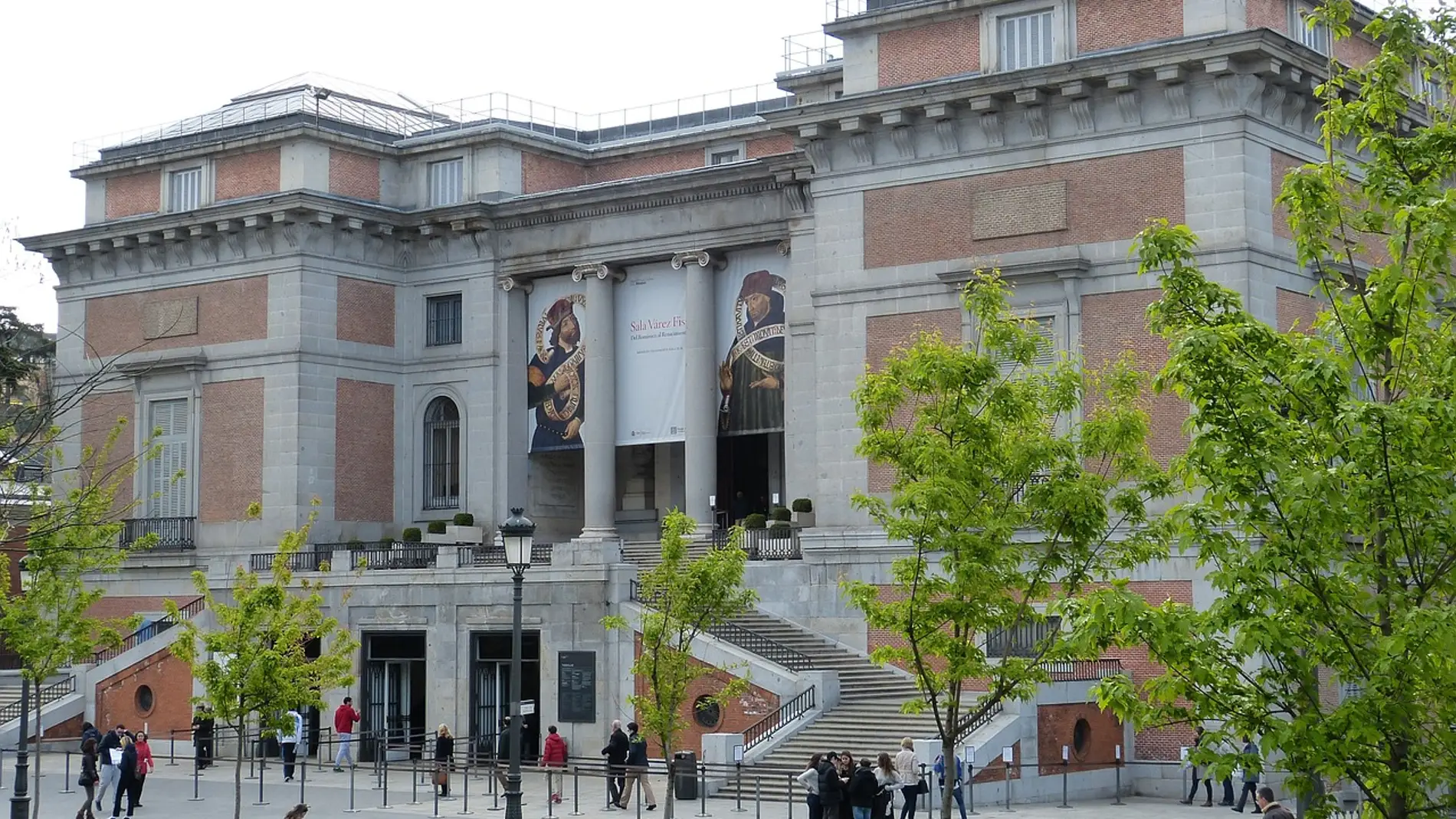 Imagen de archivo de la fachada del Museo del Prado de Madrid Imagen de archivo de la fachada del Museo del Prado de Madrid