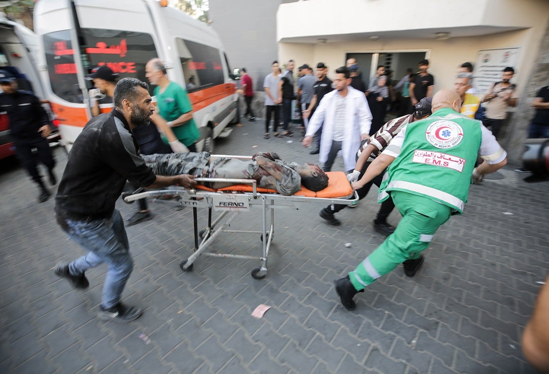 El Ministerio de Sanidad gazati dice el mayor hospital de Gaza se queda si electricidad El Ministerio de Sanidad gazati dice el mayor hospital de Gaza se queda si electricidad