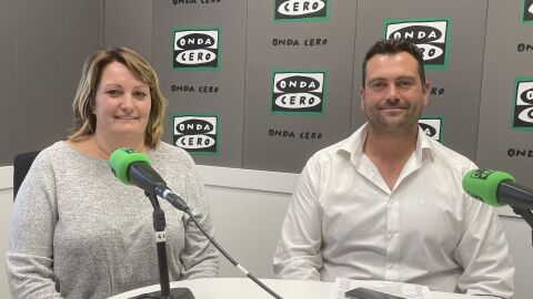 Jaime Lloret y Carina Sala, alcalde y concejala del Ayuntamiento de Orxeta.