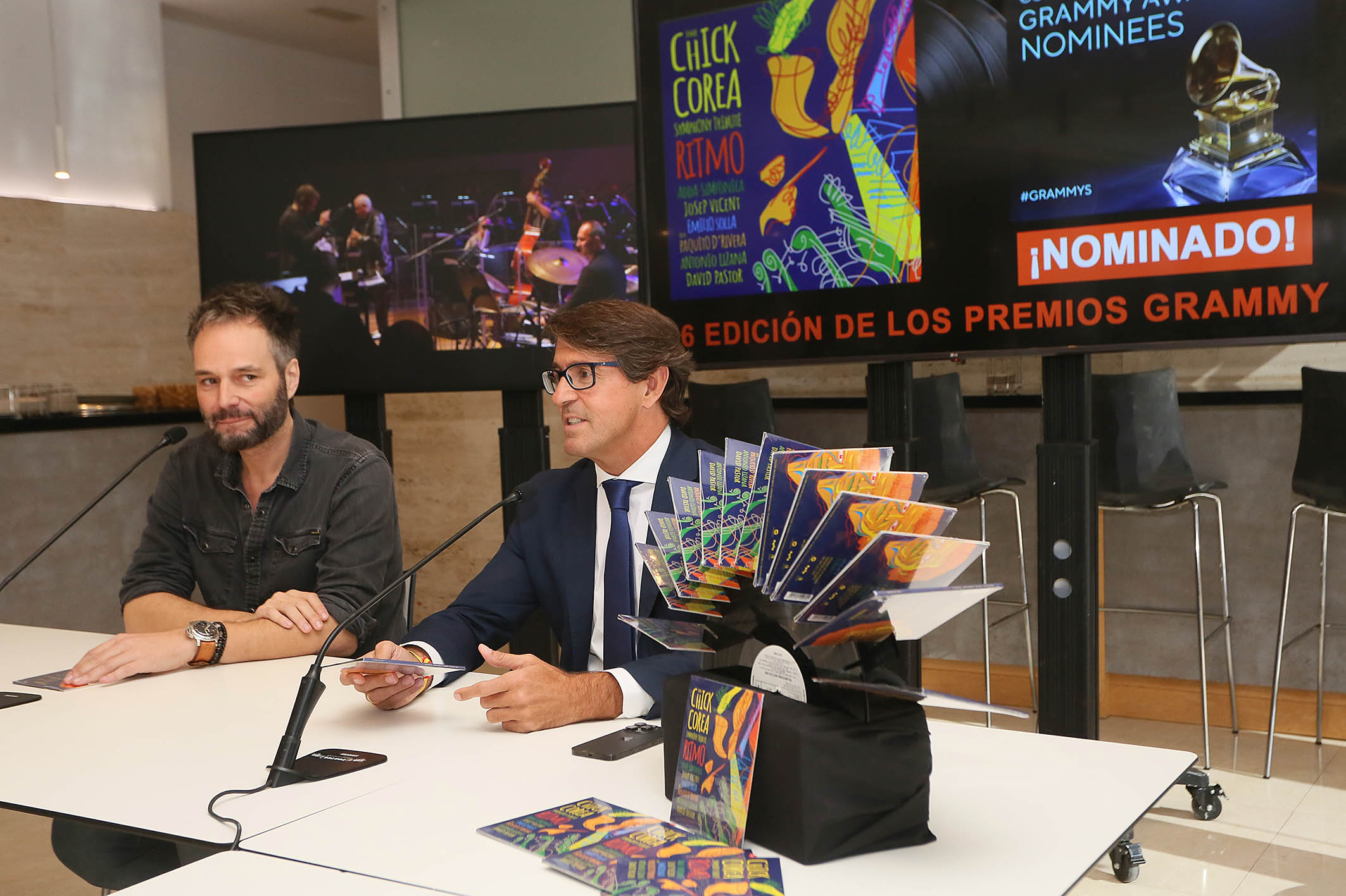 Josep Vicent siente "vértigo" al ver la lista de nominados a los premios American Grammy Josep Vicent siente "vértigo" al ver la lista de nominados a los premios American Grammy