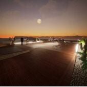 Proyecto de la terraza del Centro Cultural Alcazaba