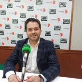 David Triguero en los estudios de Onda Cero Ciudad Real David Triguero en los estudios de Onda Cero Ciudad Real