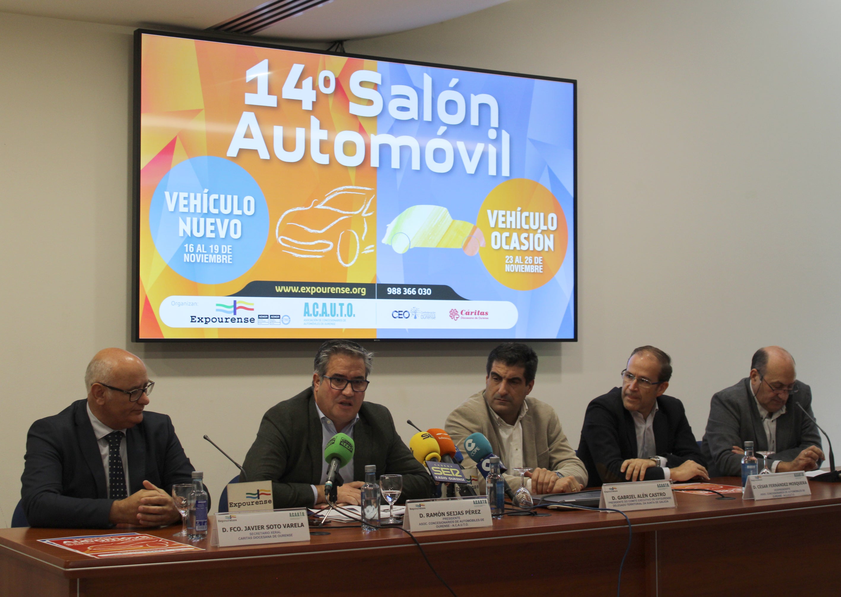 O 14º Salón do Automóbil reúne en Expourense a 15 concesionarios oficiais O 14º Salón do Automóbil reúne en Expourense a 15 concesionarios oficiais