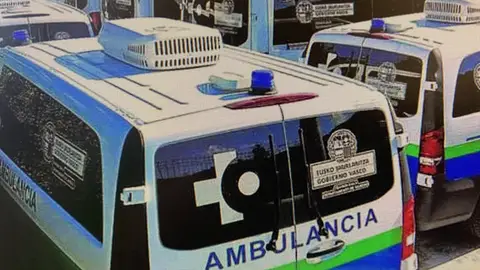 45 ambulancias atacadas en la base de Zorroza ambulancias
