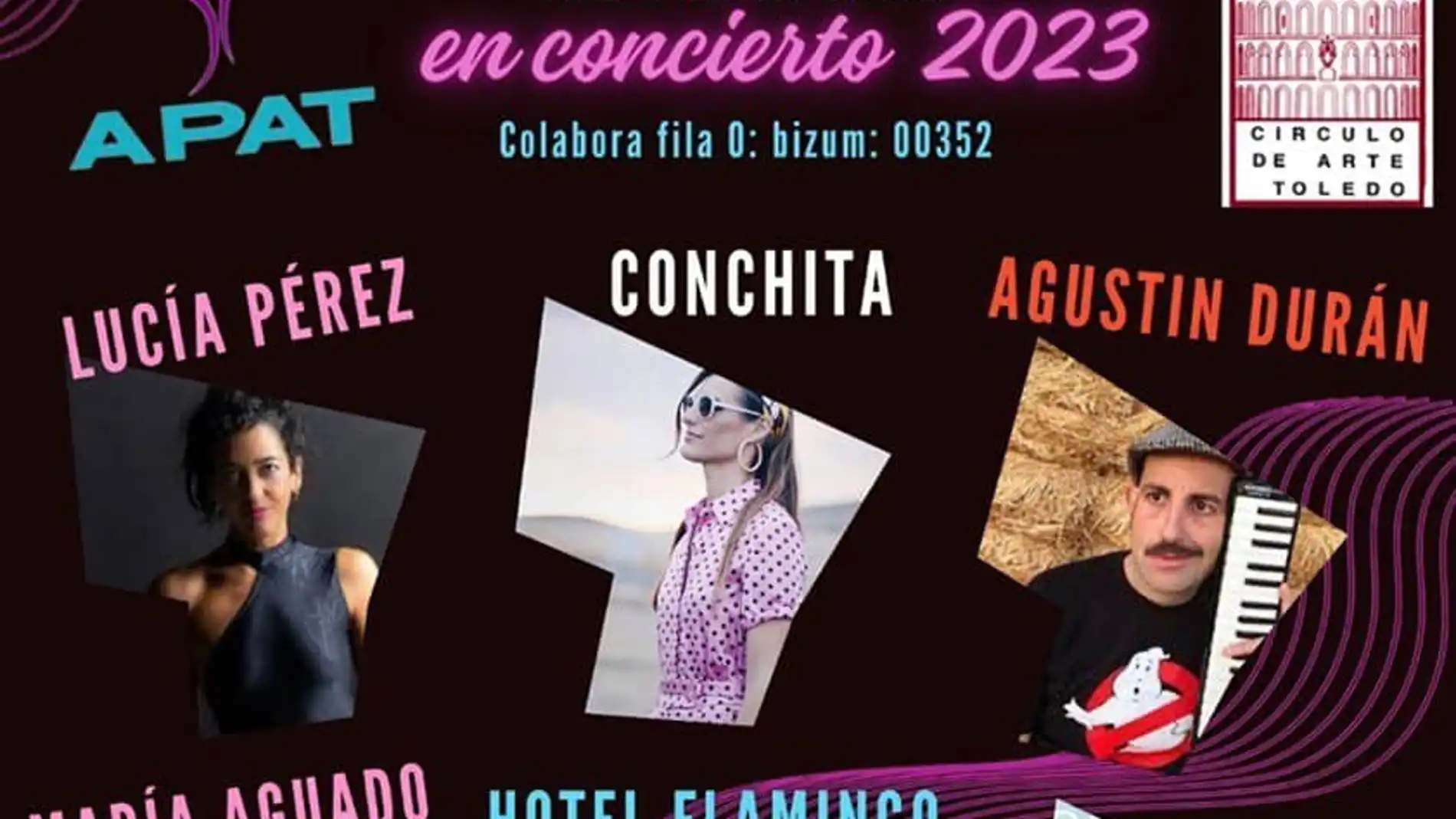 Conchita, María Aguado o Pilar Moxó cantarán a favor de APAT en Toledo