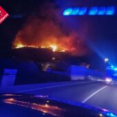 Incendio en la Sierra de Segaria