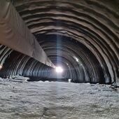 Concluye la excavación del lado sur del túnel de El Rincón para las obras de la línea del AVE Murcia-Almería