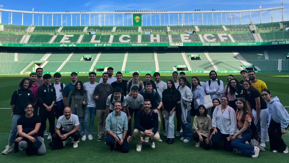Los alumnos del IV Curso de Periodismo Deportivo de la UMH