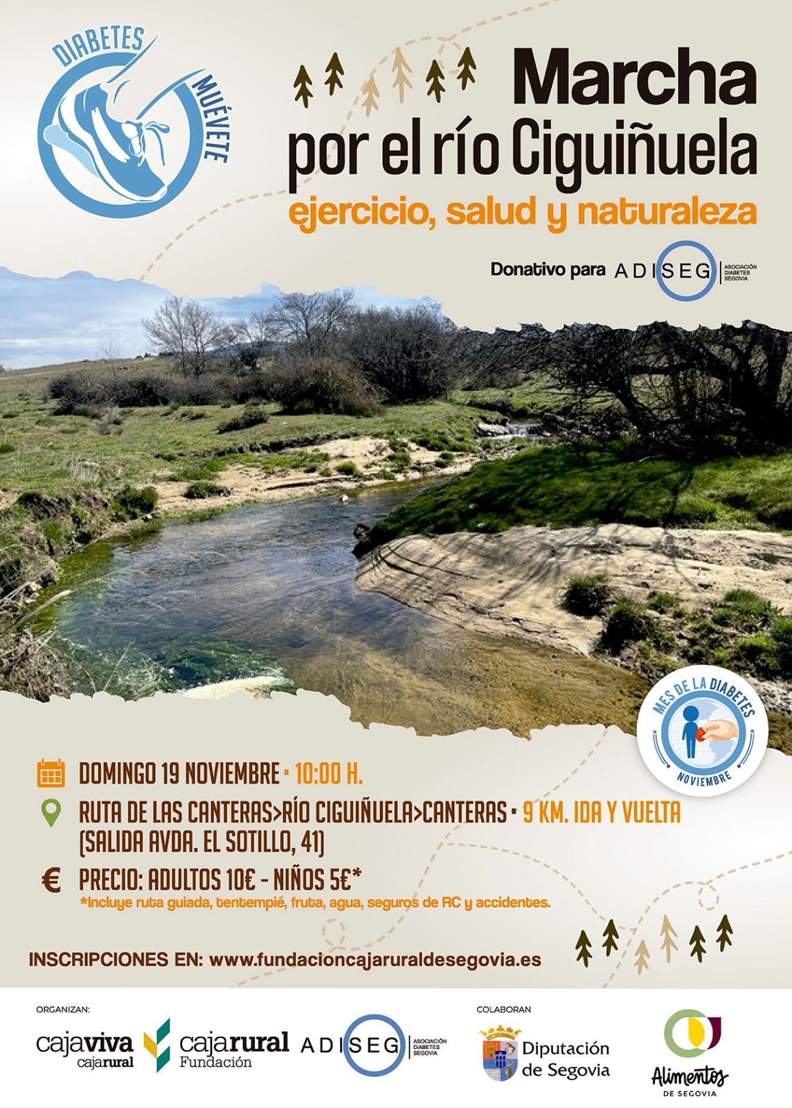El domingo se celebra la Marcha por el Ciguiñuela El domingo se celebra la Marcha por el Ciguiñuela