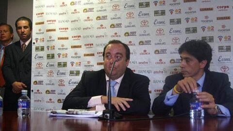Garc&iacute;a Blasco y Osuna en un foto de archivo