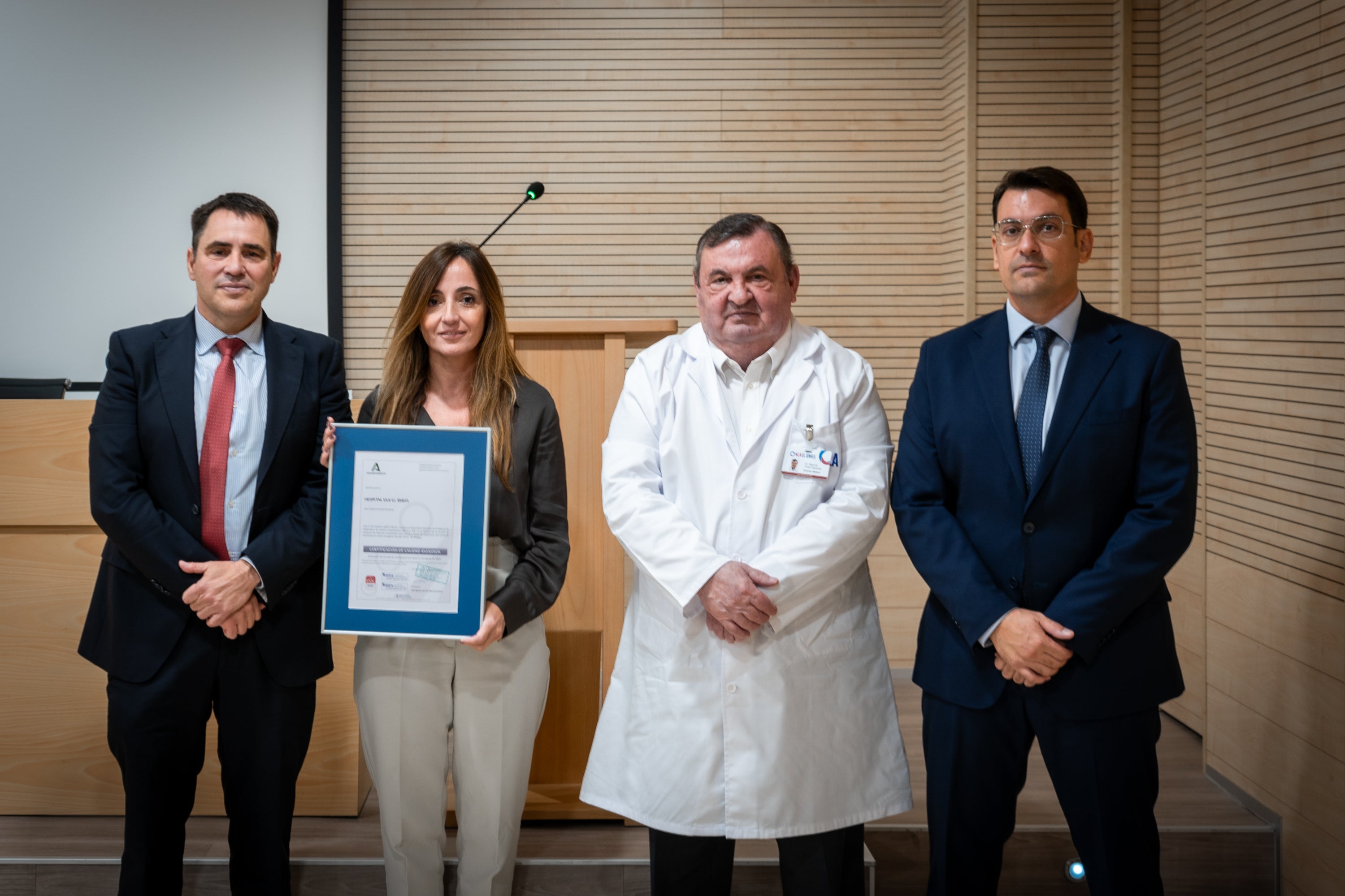 HLA El Ángel renueva la Certificación de Calidad Avanzada que otorga la Agencia de Calidad Sanitaria de Andalucía HLA El Ángel renueva la Certificación de Calidad Avanzada que otorga la Agencia de Calidad Sanitaria de Andalucía