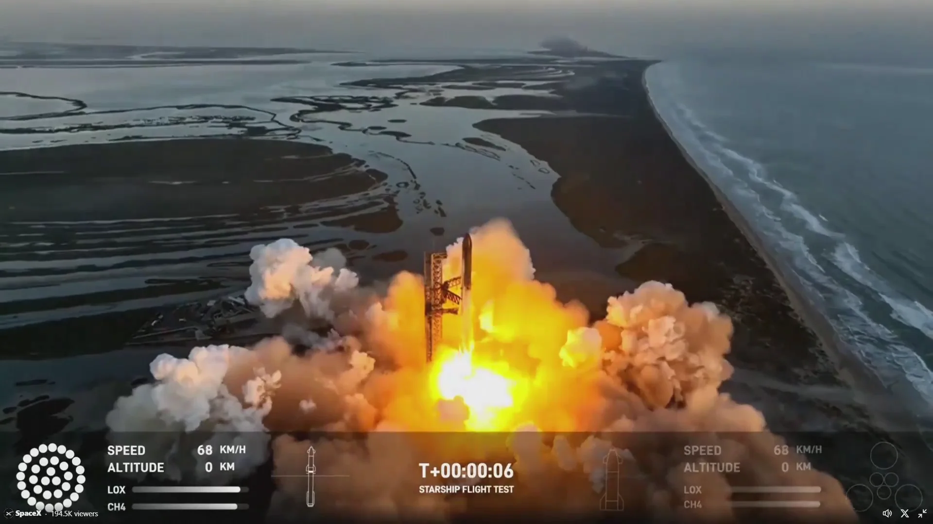 SpaceX lanza con éxito el Starship, el cohete más grande del mundo SpaceX lanza con éxito el Starship, el cohete más grande del mundo