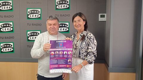 Luis Pulido, presidente de la Fundaci&oacute;n Dharma, con Mayte Vilaseca