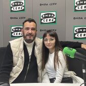 Antonio Cervera y Sandra Tortosa, director de Espai Art-Kos y ganadora del I Premio Art-kos Artistas Emergentes.