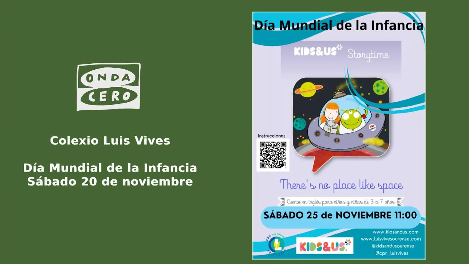 Día Mundial de la Infancia en Colexio Luis Vives de Ourense