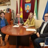 Reunión entre el Ayuntamiento de Chiclana y el Banco de Alimentos