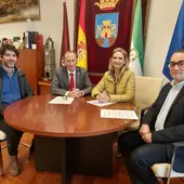 Reunión entre el Ayuntamiento de Chiclana y el Banco de Alimentos Reunión entre el Ayuntamiento de Chiclana y el Banco de Alimentos