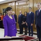 Isabel Rodríguez promete su cargo como ministra de Vivienda ante el Rey Isabel Rodríguez promete su cargo como ministra de Vivienda ante el Rey