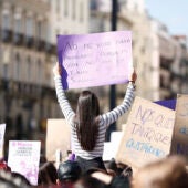Darrera manifestació feminista el 8M a Barcelona