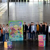 Imagen de la presentación del cartel oficial de la Azoka Imagen de la presentación del cartel oficial de la Azoka