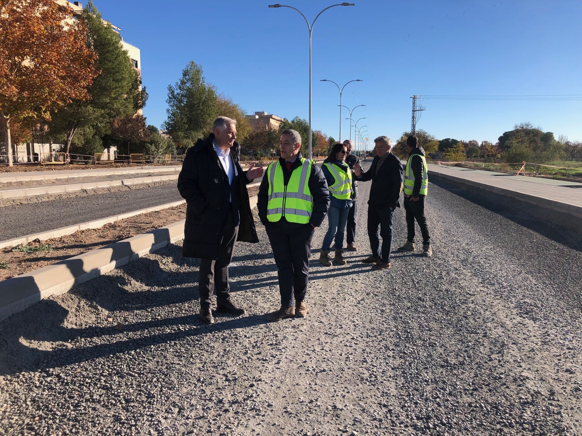 Las obras de urbanización del tramo de la segunda ronda sur de Ciudad Real encaran ya su última fase Las obras de urbanización del tramo de la segunda ronda sur de Ciudad Real encaran ya su última fase