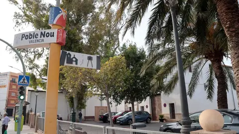 Imagen de la zona donde está prevista la actuación pobla nou