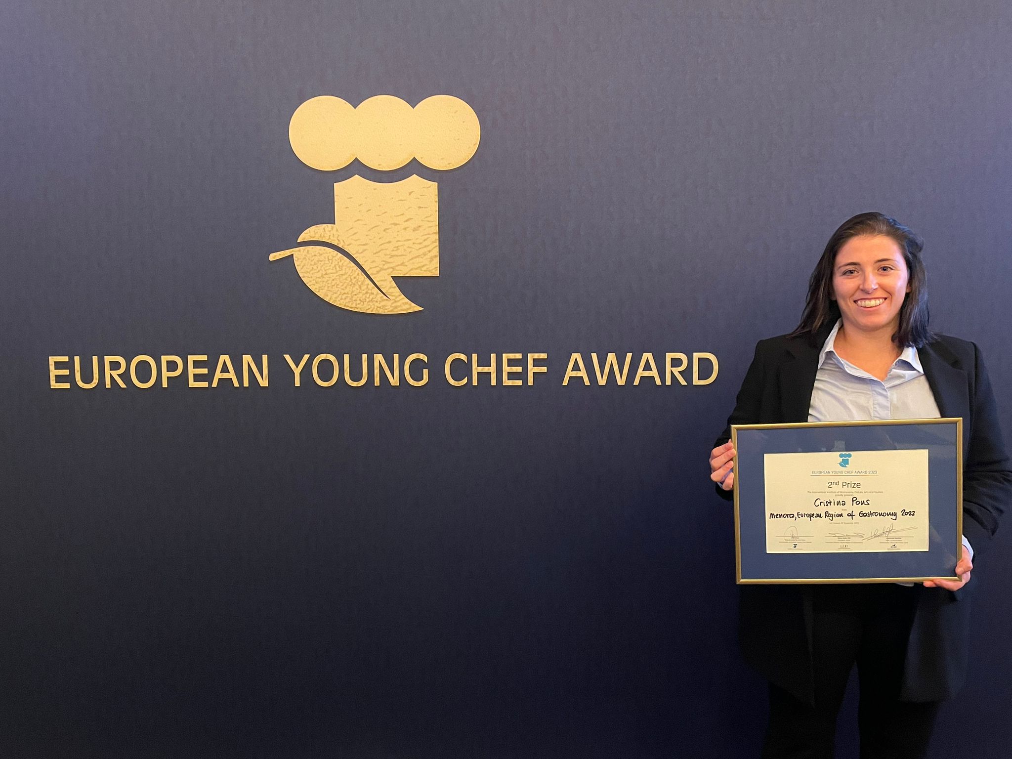 Cristina Pons finaliza subcampeona del concurso gastronómico 'European Young Chef Award' Cristina Pons finaliza subcampeona del concurso gastronómico 'European Young Chef Award'