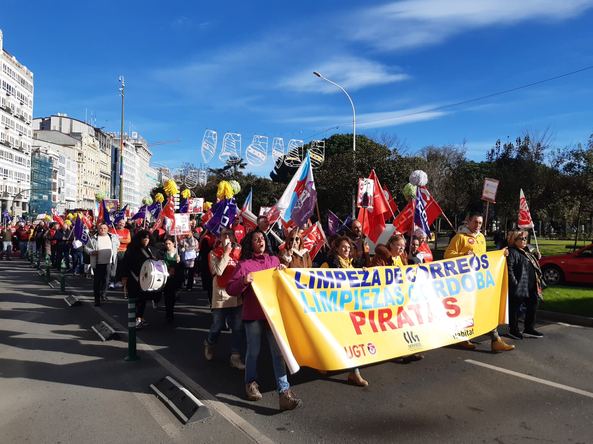 Los trabajadores de la limpieza en Correos se movilizan Los trabajadores de la limpieza en Correos se movilizan