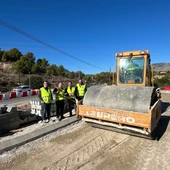 Obras en la carretera de La Nucía a Altea Obras en la carretera de La Nucía a Altea