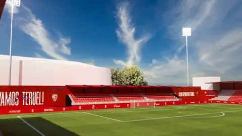 El CD Teruel tendrá un estadio con 3.200 localidades FUTBOL PINILLA