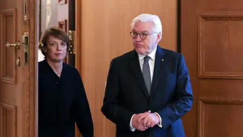El presidente alemán Frank-Walter Steinmeier Alemania reitera el derecho de Israel a defenderse, pero advierte de la necesidad de proteger a la población