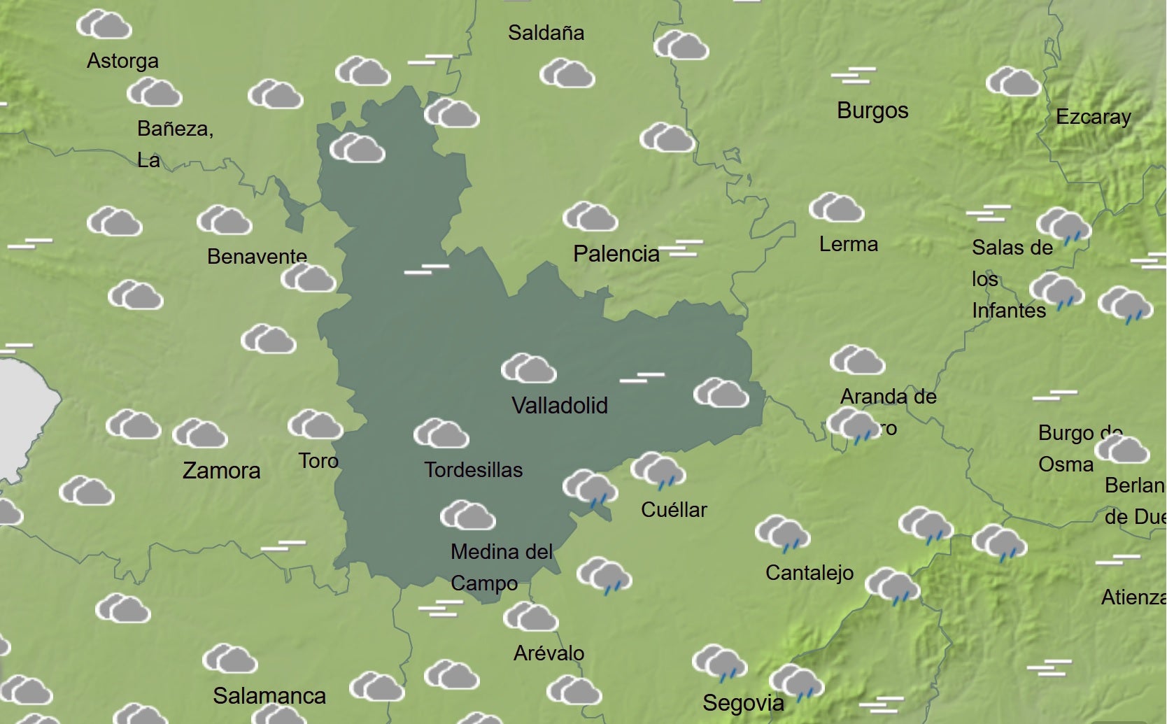 El Tiempo para las próximas horas El Tiempo para las próximas horas