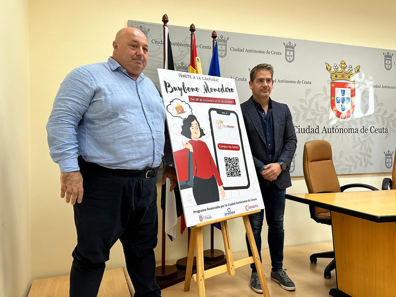 Vuelven a Ceuta los 'BuyBonos', una herramienta para impulsar el comercio local en navidad Vuelven a Ceuta los 'BuyBonos', una herramienta para impulsar el comercio local en navidad