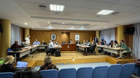 Pleno Municipal celebrado en el Centro Cívico de Puerto de Sagunto