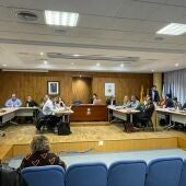Pleno Municipal celebrado en el Centro Cívico de Puerto de Sagunto