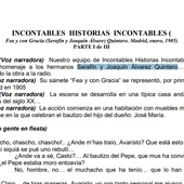 Imagen del guion de Incontables Historias Incontables Imagen del guion de Incontables Historias Incontables
