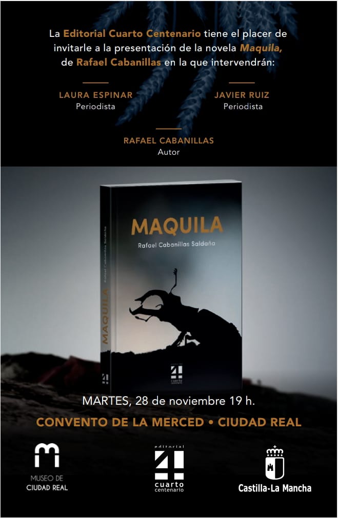 Rafael Cabanillas presenta este martes en la Merced su nueva novela "Maquila" Rafael Cabanillas presenta este martes en la Merced su nueva novela "Maquila"