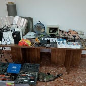 Algunos de los objetos recuperados tras los robos en Las Pedroñeras (Cuenca)