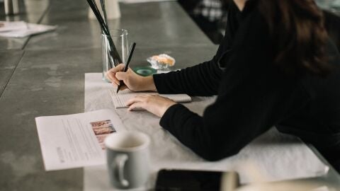 Mujer trabajando