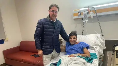 Haitam,del Málaga, operado Haitam,del Málaga, operado