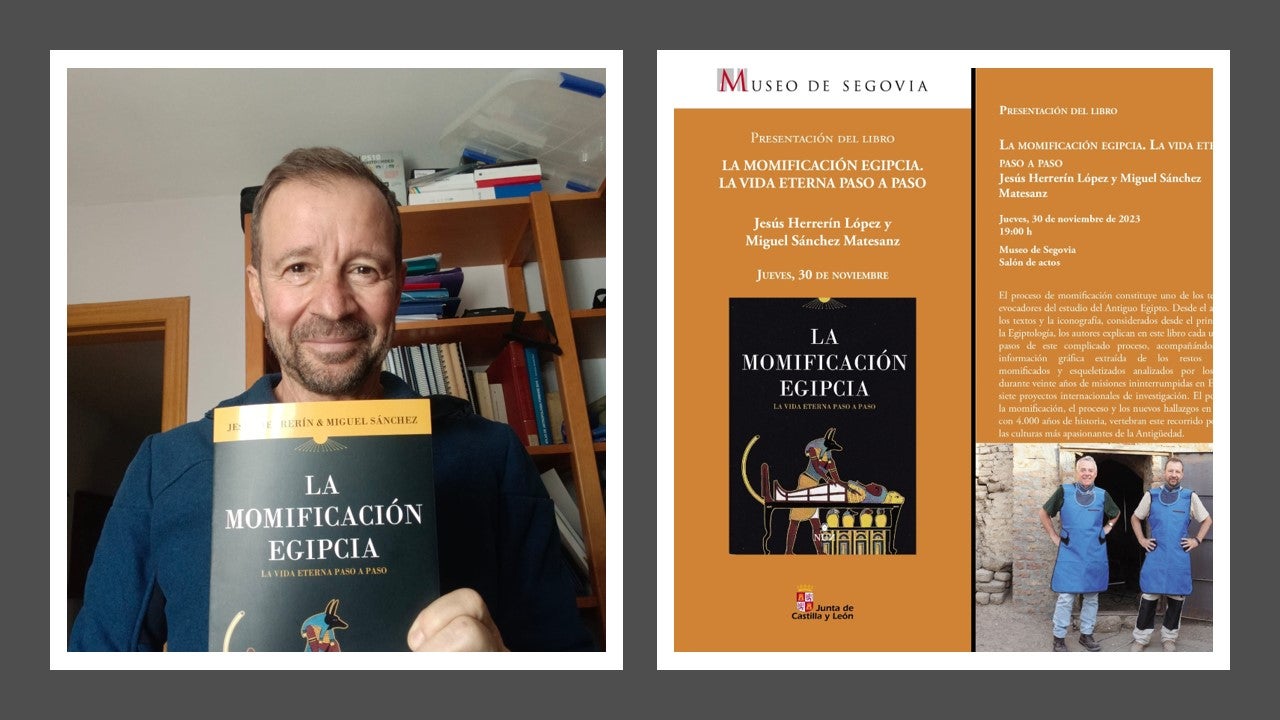 Jesús Herrerín presenta un libro sobre la momificación egipcia en el Museo de Segovia Jesús Herrerín presenta un libro sobre la momificación egipcia en el Museo de Segovia
