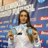 La segoviana Marta González logra dos platas en el Mundial de kik Boxing de Portugal 