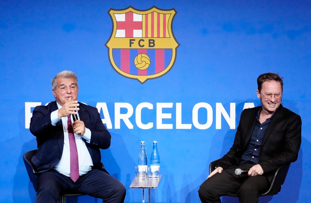 Laporta: "Si el penalti a Raphinha se lo hacen al Madrid hablarían cada día de ello" Laporta: "Si el penalti a Raphinha se lo hacen al Madrid hablarían cada día de ello"