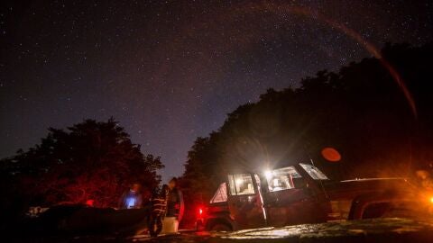 Imagen de archivo de un cielo estrellado