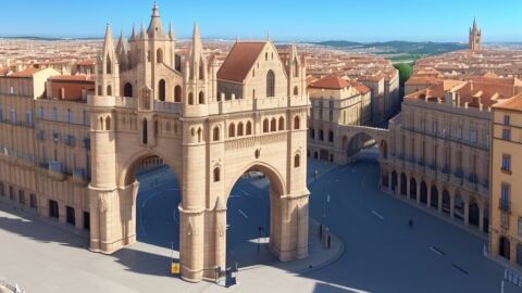 La monumentalidad de Salamanca, según la animación de Chat GPT en su versión 3.5, la que menos datos consume