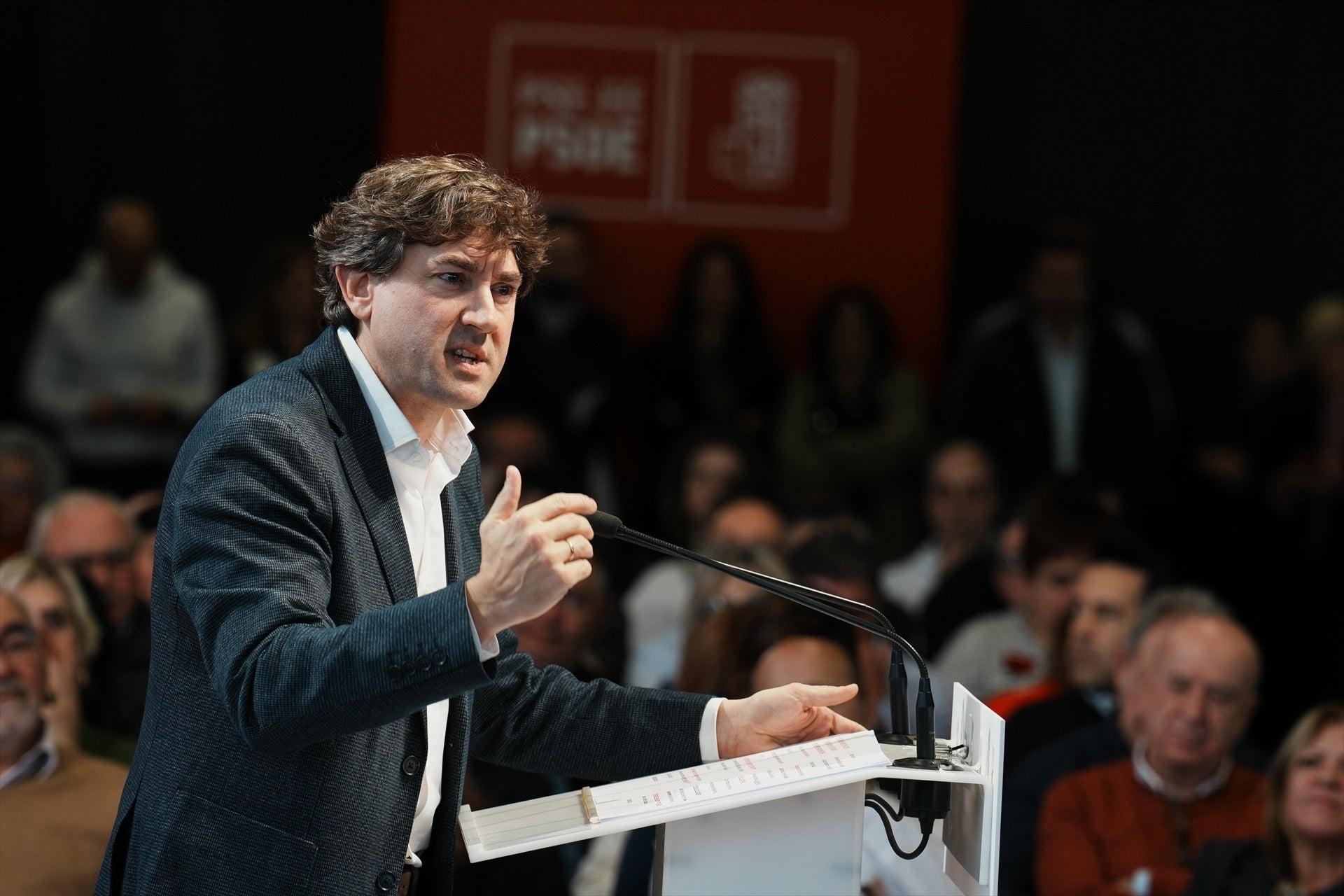 Eneko Andueza: "El PSOE de Euskadi no va a hacer lehendakari al candidato de Bildu" Eneko Andueza: "El PSOE de Euskadi no va a hacer lehendakari al candidato de Bildu"