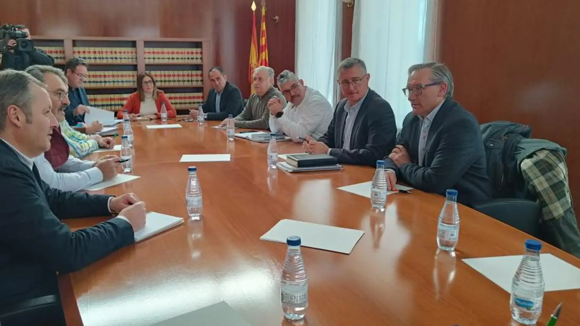 El consejero Blasco se ha reunido con los presidentes de las diez comarcas turolenses