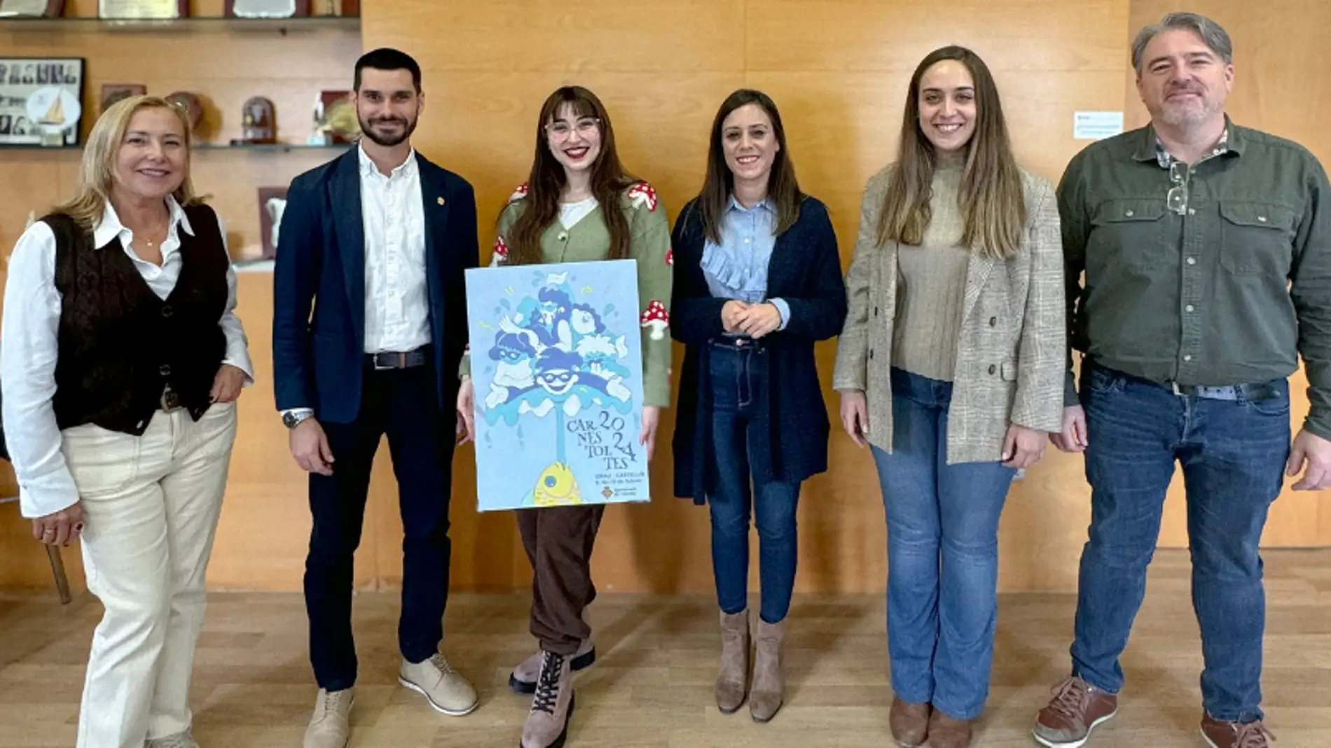 Sara del Arco gana el concurso del cartel del Carnaval 2024 del Grao de Castellón